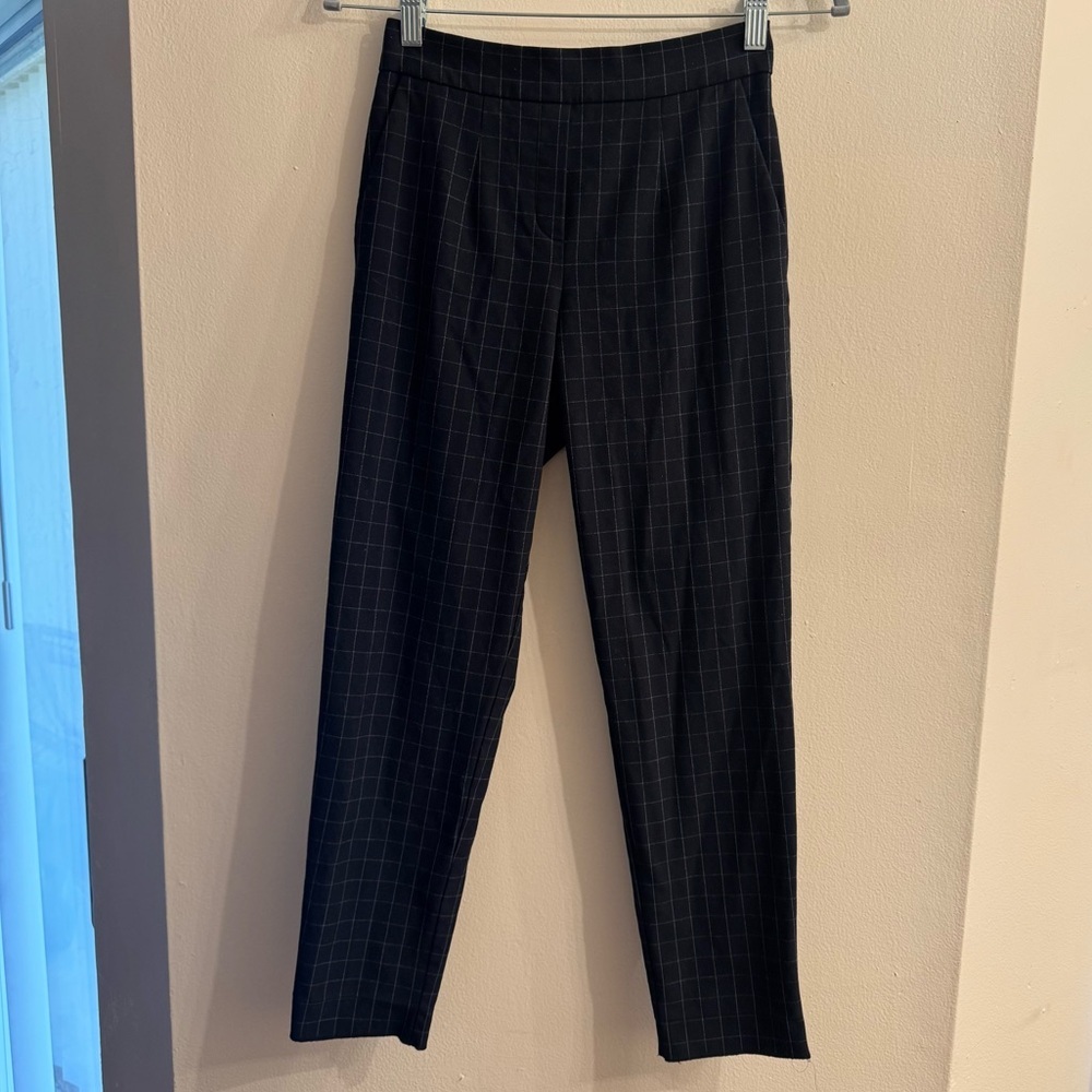 Babaton Women’s Plaid Work/Office Wear Pull On Trouser Pants Size 0